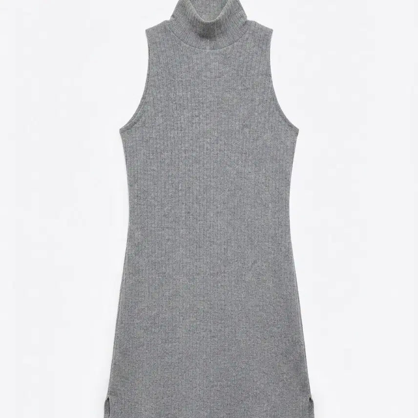 [BUNJANG] LETTER FROM MOON Ribbed Turtleneck Sleeveless Top / LETTER FROM MOON 골지 터틀넥 민소매