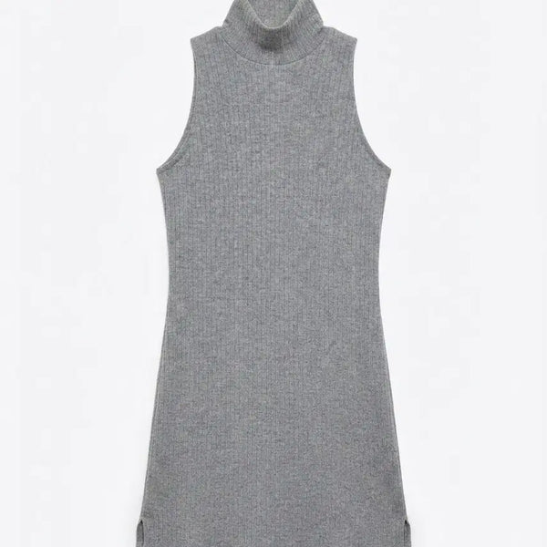[BUNJANG] LETTER FROM MOON Ribbed Turtleneck Sleeveless Top / LETTER FROM MOON 골지 터틀넥 민소매