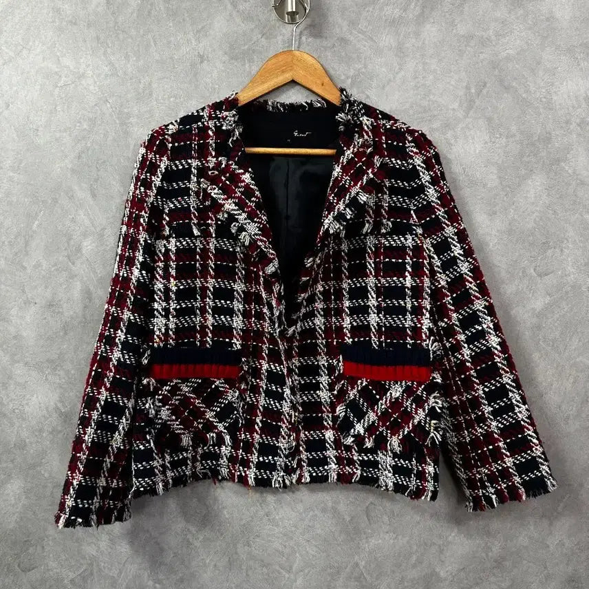 [BUNJANG] J.J. Jaccard Women's Tweed Jacket Size 55 / 지컷 여성 트위드 자켓 55사이즈