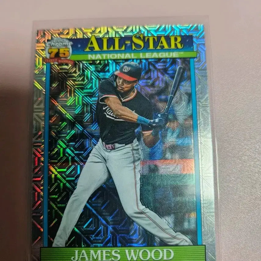 [BUNJANG] James Wood 2026 Topps Chrome All-Star Refractor / 워싱턴)제임스 우드 2026 탑스크롬 올스타 리플렉터
