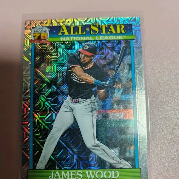 [BUNJANG] James Wood 2026 Topps Chrome All-Star Refractor / 워싱턴)제임스 우드 2026 탑스크롬 올스타 리플렉터