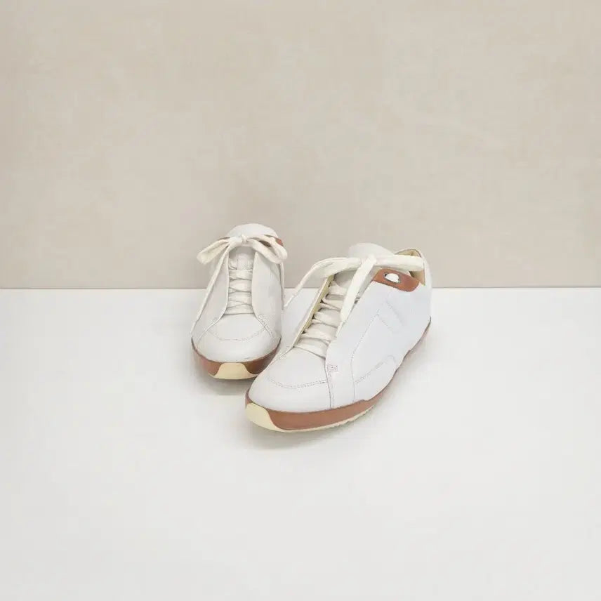 [BUNJANG] Hermes Gold White Sneakers Size 37 / 에르메스 골 화이트 스니커즈 37