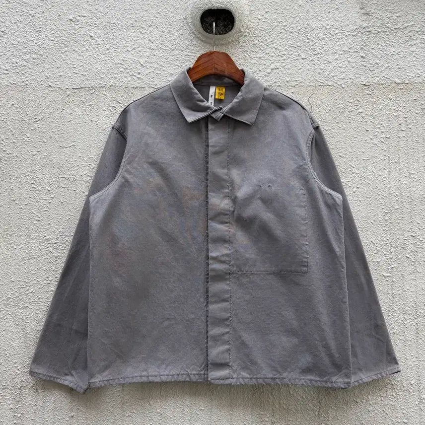 [BUNJANG] 1970s East German VEB Plastex Delitzsch Short Work Jacket / 70s EAST GERMAN FADED GREY 유로피안 숏 워크자켓