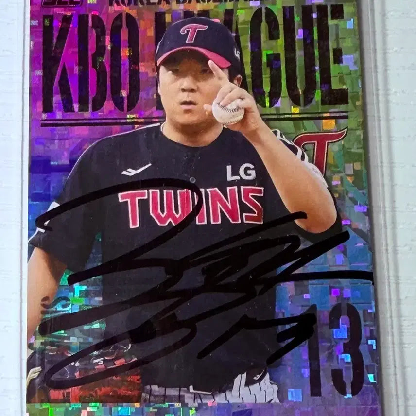 [BUNJANG] LG Twins Song Seung-gi Autographed Card (Holo Parallel) / LG트윈스 송승기 선수님 친필싸인카드 (홀로패러렐)