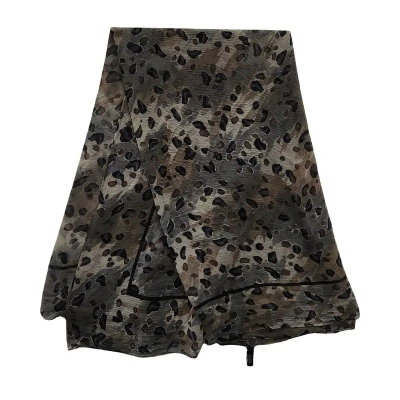 [BUNJANG] Jean Louis Scherrer Leopard Shawl Scarf / JEAN LOUIS SCHERRER 레오파드 숄 스카프
