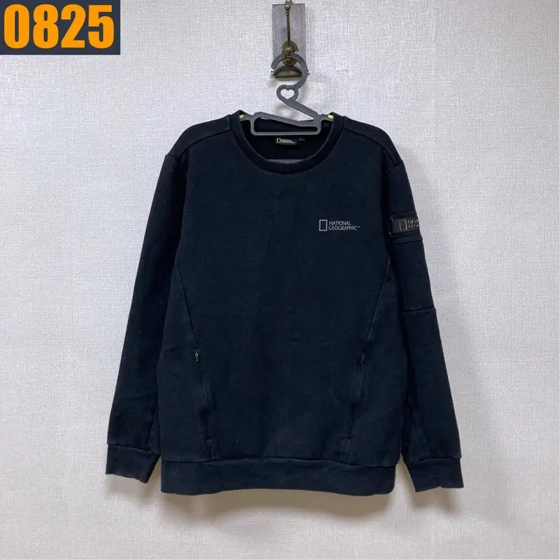 [BUNJANG] National Geographic Black Sweatshirt T-Shirt / 100 내셔널지오그래픽 검정 맨투맨 티셔츠