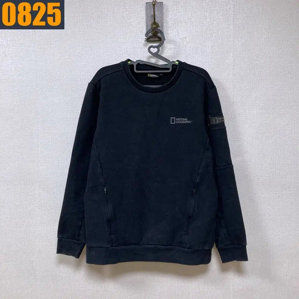 [BUNJANG] National Geographic Black Sweatshirt T-Shirt / 100 내셔널지오그래픽 검정 맨투맨 티셔츠