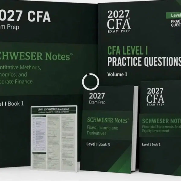 [BUNJANG] 2027 CFA Level 1 Schweser Study Materials Bundle / 2027 cfa level1 슈웨이저,목,커리큘럼북,각종 문제