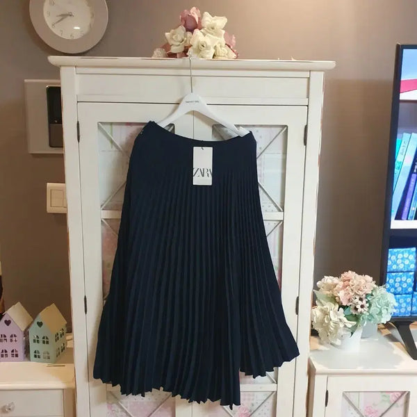 [BUNJANG] Zara Pleated Long Skirt / 자라 플리츠 롱스커트/55-정66  새상품