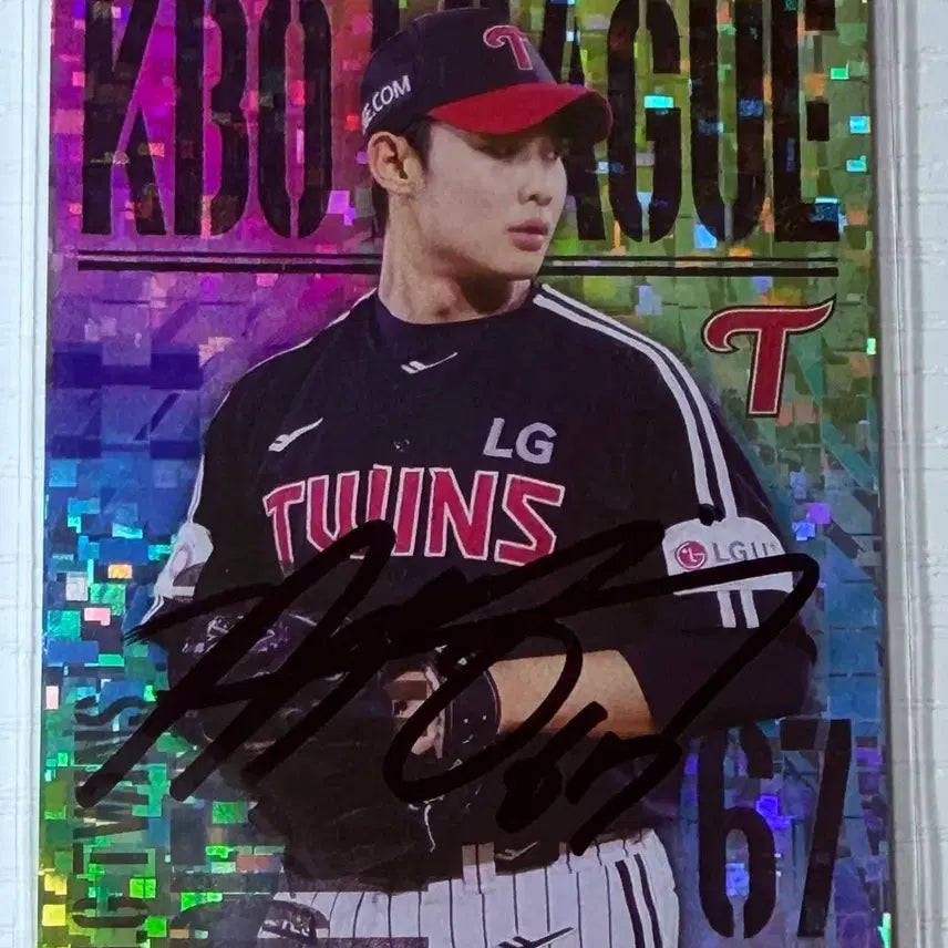 [BUNJANG] LG Twins Kim Young-woo Autographed Card (Holo Parallel) / LG트윈스 김영우 선수님 친필싸인카드 (홀로패러렐)