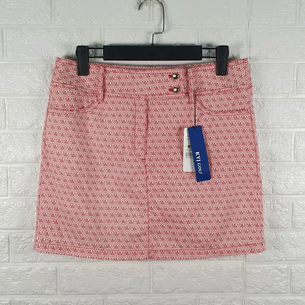 [BUNJANG] Kim Young Joo Golf Pattern Skirt - New With Tags / [29]김영주골프 패턴 스커트 (새상품)