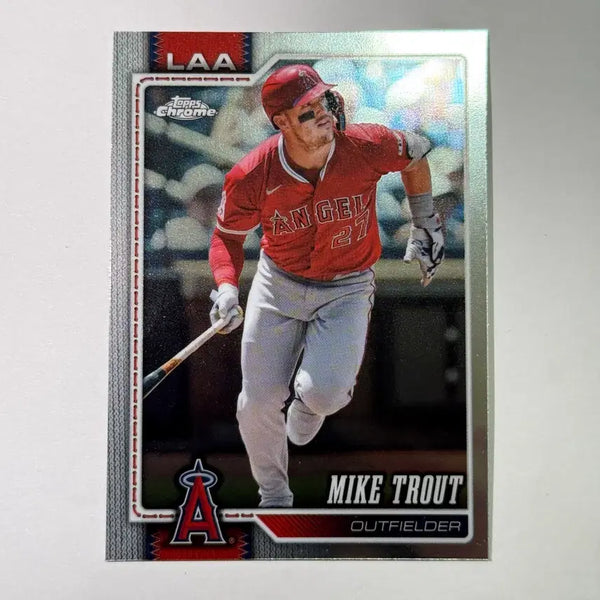 [BUNJANG] Angels Mike Trout Top Chrome MLB Baseball Card / 엔젤스 마이크 트라웃 탑스크롬 MLB 야구카드