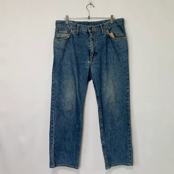 [BUNJANG] Edwin 402 Vintage Mid-Wash Denim Pants 36 Inch / 에드윈 402 빈티지 중청 워싱 데님 팬츠 y2k 36인치 청바지