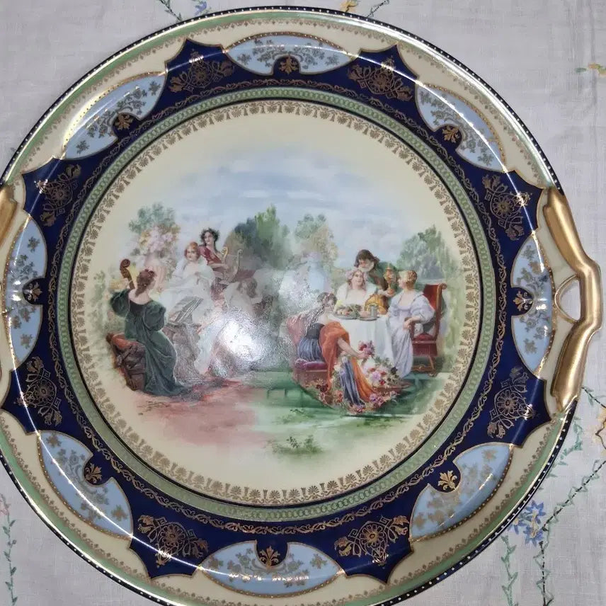 [BUNJANG] Old Vienna Large Tray 38cm / 올드 비에나 대형 트레이 38센치