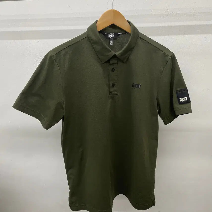 [BUNJANG] DKNY Women's Performance Short Sleeve Polo T-Shirt / 100)DKNY 골프 기능성 반팔 카라 티셔츠