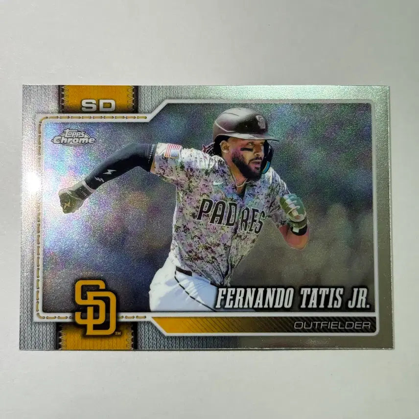[BUNJANG] Fernando Tatis Jr. 2021 Topps Chrome San Diego Padres MLB Baseball Card / 샌디에이고 페르난도 타티스 주니어 탑스크롬 MLB 야구카드