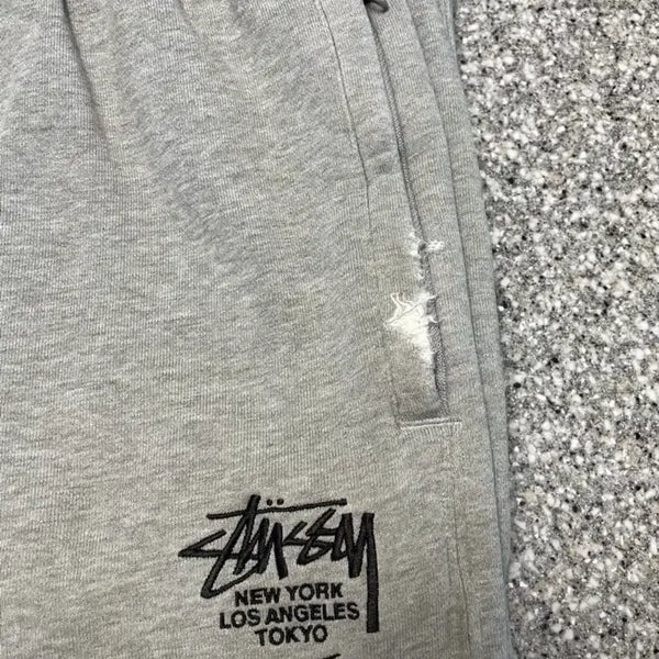 [BUNJANG] Nike x Stüssy NRG Sweatpants Heather Grey L / 나이키 스투시 NRG 스웻팬츠 헤더그레이 컬러 사이즈 L