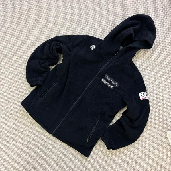[BUNJANG] Descente Fleece Hooded Zip-Up Jacket / 실측 데상트 후리스 후드집업 0825D1