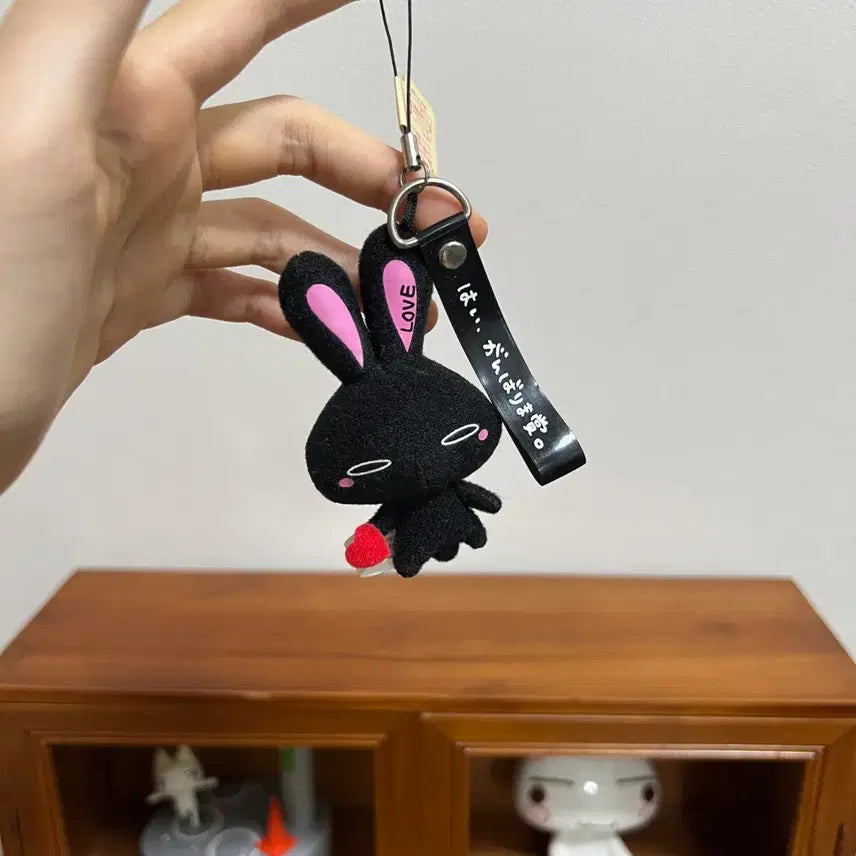 [BUNJANG] Love Bunny Keyring Plush / 러브토끼 키링 인형