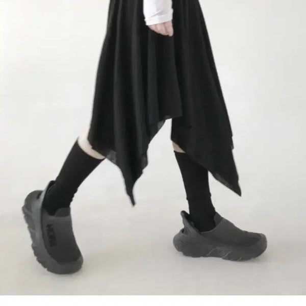 [BUNJANG] Hippiepipy Midi Skirt Black / 히피디피 소프트 미디스커트 블랙