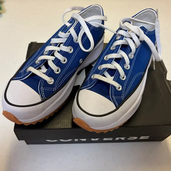 [BUNJANG] Converse Run Star Hike Blue Shoes / (235)컨버스 런스타 러쉬블루
