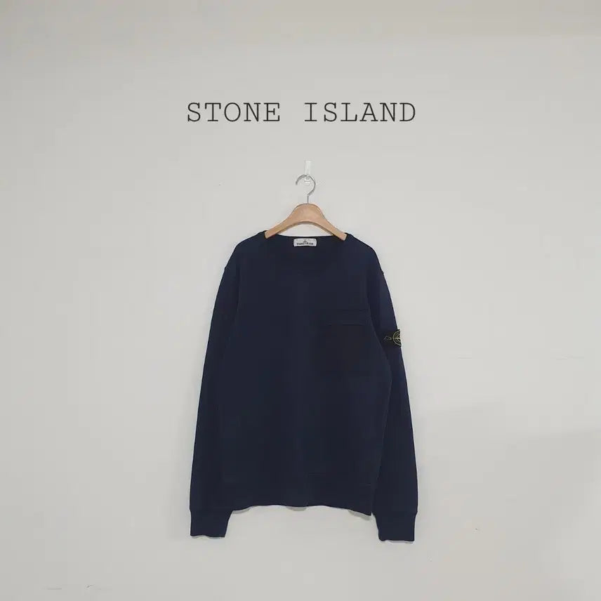 [BUNJANG] Stone Island Sweatshirt Navy M / No.26082211 스톤 아일랜드 맨투맨 네이비