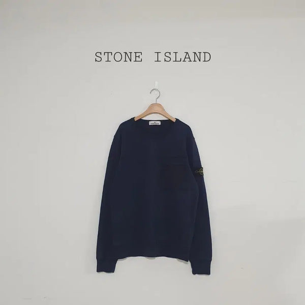 [BUNJANG] Stone Island Sweatshirt Navy M / No.26082211 스톤 아일랜드 맨투맨 네이비
