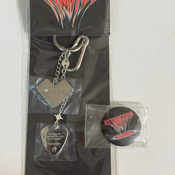 [BUNJANG] Touched Attraction Heart Metal Keyring / 터치드 MD 어트랙션 하트 금속 키링