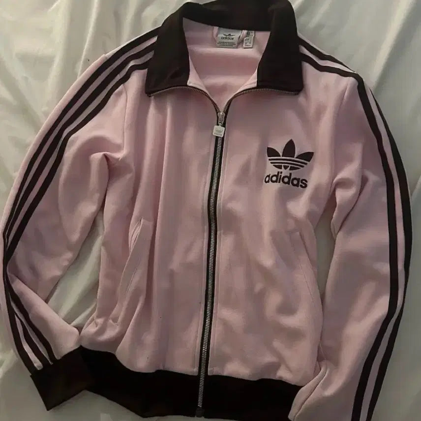 [BUNJANG] Adidas Track Top Jersey Pink / 아디다스 트랙탑 져지 핑크