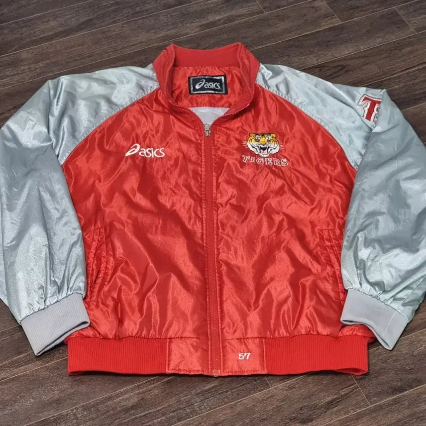 [BUNJANG] Kia Tigers Asics Player-Issued Vintage Spring/Autumn Jacket Uniform / 기아 타이거즈 아식스 선수지급용 올드 춘추 점퍼 자켓 유니폼