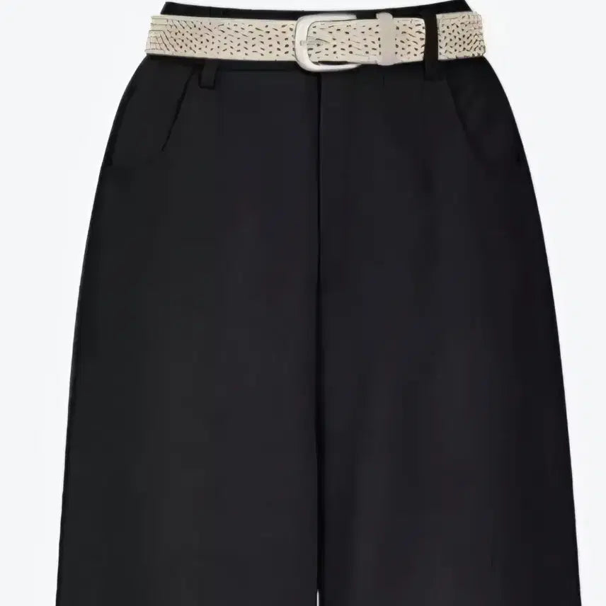 [BUNJANG] Linen Black Pants / 린넨 블랙팬츠