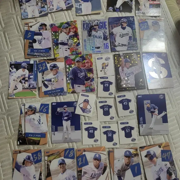 [BUNJANG] Samsung Lions Card + Seal Bundle Set / 삼성라이온즈 카드+씰 일괄