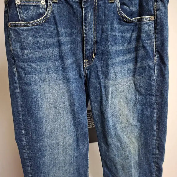 [BUNJANG] MODNINE Washed Denim Jeans 2-Piece Bundle Set (Includes MOD4 Crop) / [정품/실측30] 모드나인 워싱 청바지 2벌 일괄 세트 (MOD4 크롭 포함)