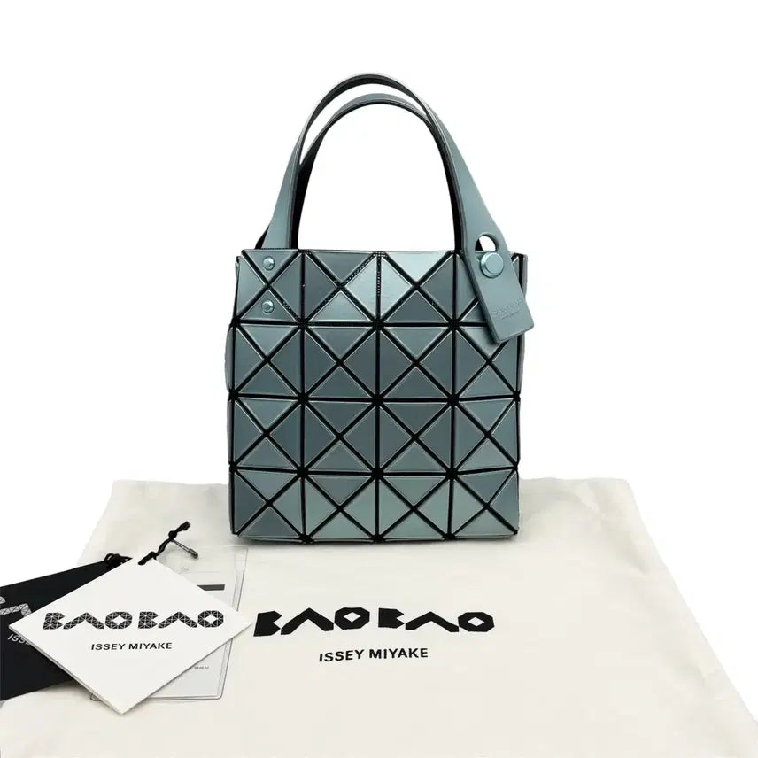 [BUNJANG] Bao Bao Lucent Boxy Mini Bag Blue Metal / 바오바오 루센트 박시 미니백 블루 메탈