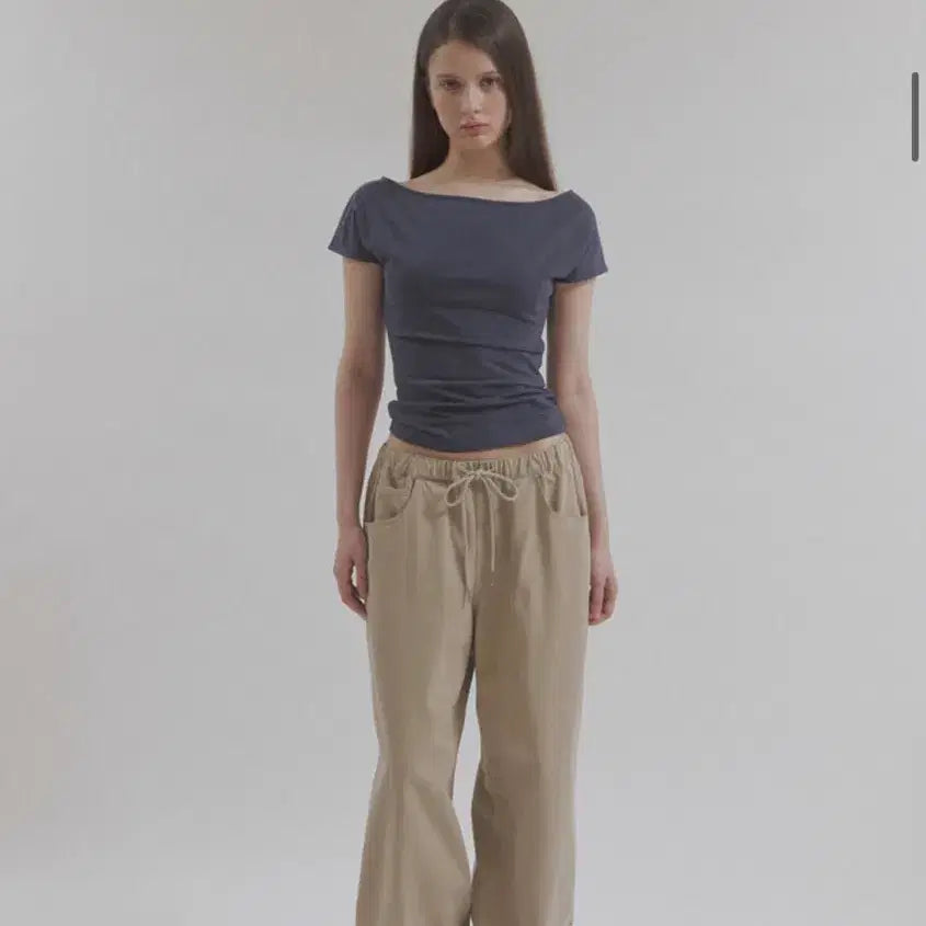 [BUNJANG] Headment Cotton Pants Beige S / 헤더먼트 코튼팬츠 베이지 s worn cotton