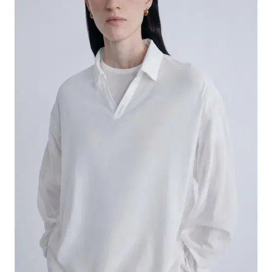 [BUNJANG] Pottery Jersey Collar T-Shirt / 포터리 져지 카라티