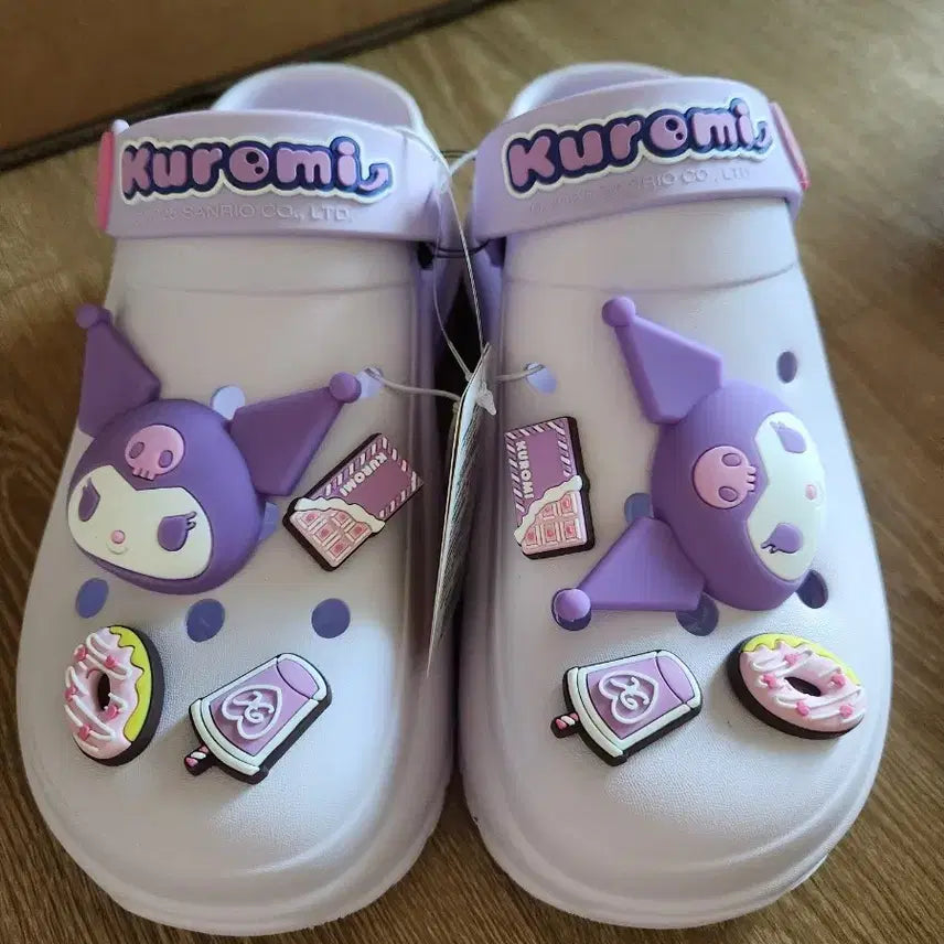 [BUNJANG] Kuromi Lavender Slippers / 쿠로미  슬리퍼 라벤더