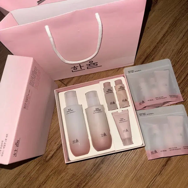 [BUNJANG] Hanyul Red Rice 2-Piece Set + 3-Piece Kit (x2) / 한율 빨간쌀 2종 세트+3종 키트 2개