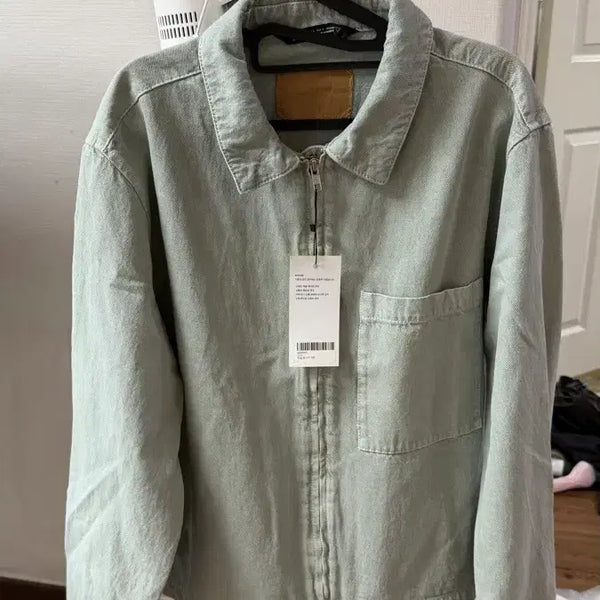 [BUNJANG] Zara Denim Tracker Jacket (Zipper) - Size L / 자라 데님 트래커 자켓 L