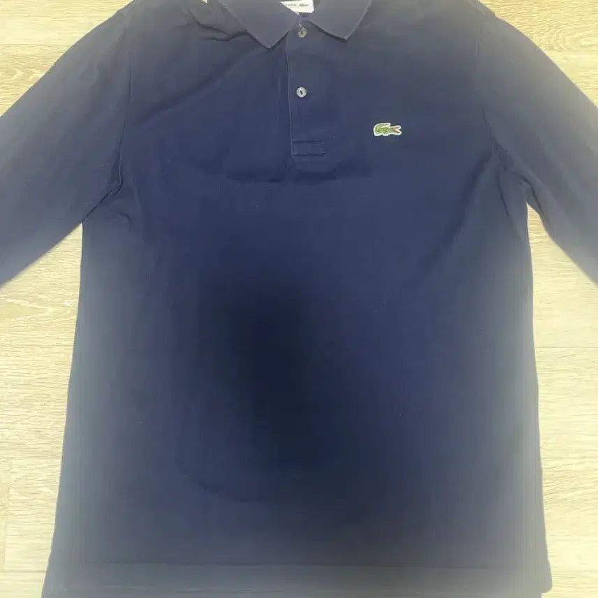 [BUNJANG] Lacoste Navy Long Sleeve Polo Shirt / (판완)라코스테카라티