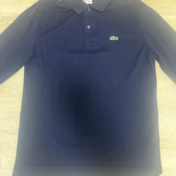 [BUNJANG] Lacoste Navy Long Sleeve Polo Shirt / (판완)라코스테카라티