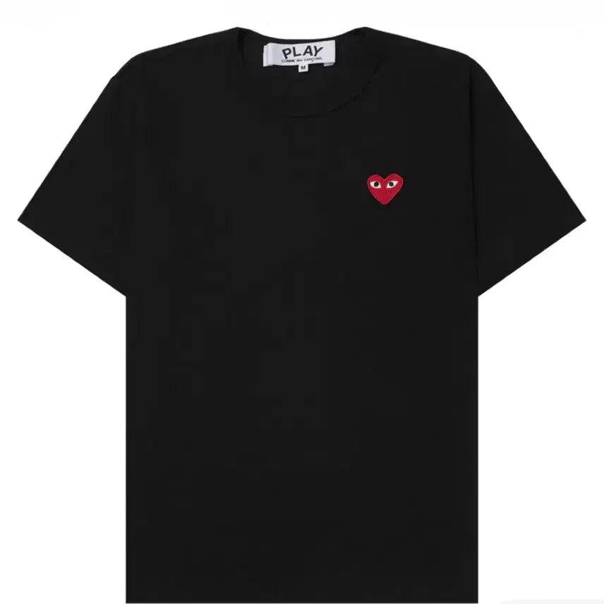 [BUNJANG] Comme des Garçons Play Black T-Shirt / 꼼데가르송 플레이 반팔티 블랙