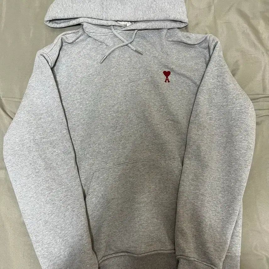 [BUNJANG] AMI Paris Grey Hoodie / 아미 후드티