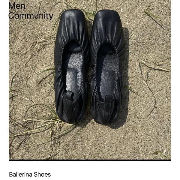 [BUNJANG] Eunoia Ballerina Shoes Black / 유노이아 발레리나 슈즈 블랙