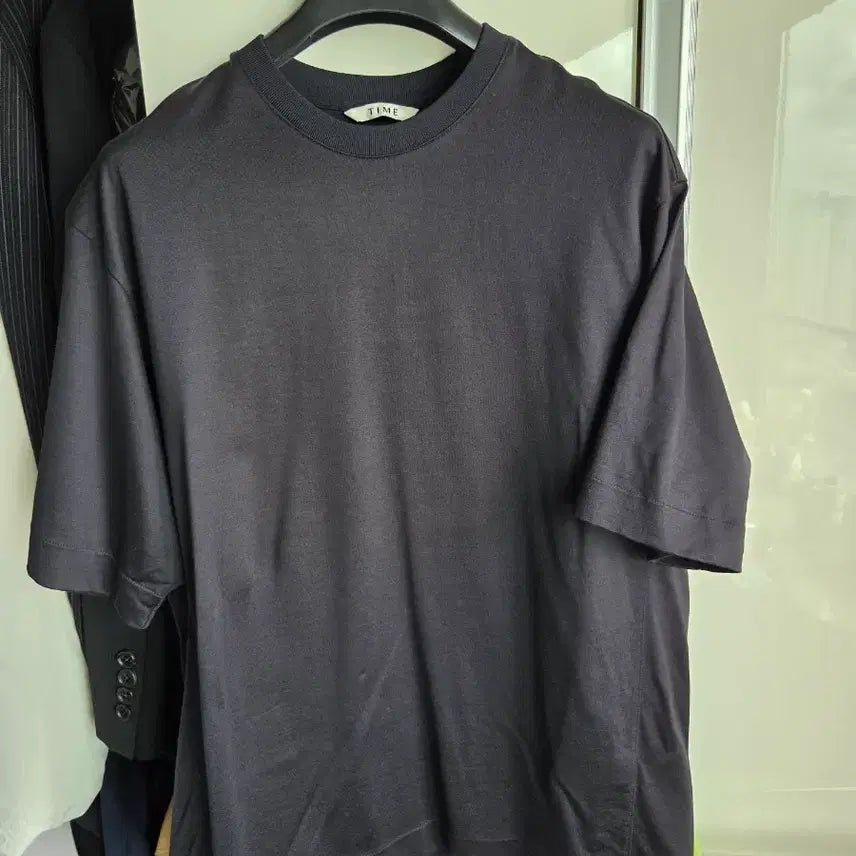 [BUNJANG] Time Homme Black T-shirt Size 100 / 타임옴므 블랙 반팔티 100사이즈