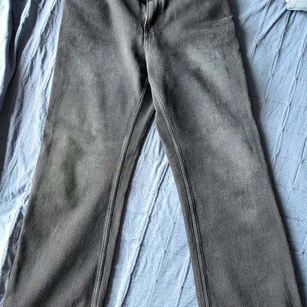 [BUNJANG] Solid Homme Black Denim Pants Size 48 / 솔리드옴므 블랙 데님 팬츠 48