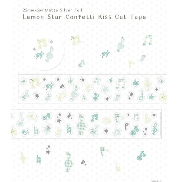 [BUNJANG] Uru Ruru Confetti Kiss Cut Sticker Set (2 Types) / 우루루 컨페티 키스컷 2종