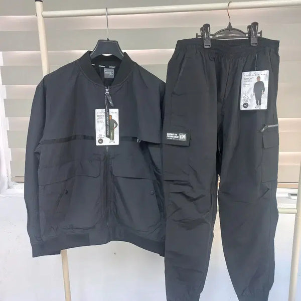 [BUNJANG] Plus Size MA-1 Bomber Jacket and Cargo Pants Set / 빅사이즈 항공점퍼와 카고바지 115 새상품