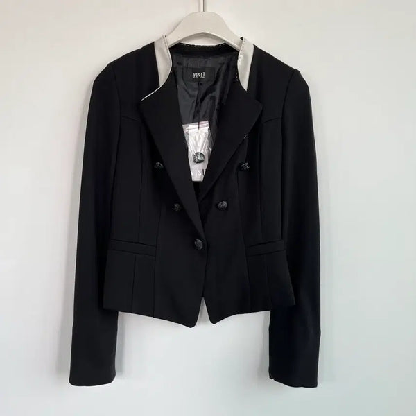 [BUNJANG] VISIT IN NEW YORK Black Tailored Jacket / (새상품) VISIT IN NEW YORK 블랙 테일러드 자켓
