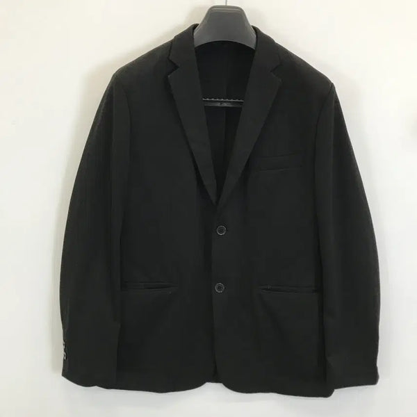 [BUNJANG] MUJI Blend Blazer Jacket Black [L] / MUJI 무인양품 혼방블레이저자켓 블랙 [L]